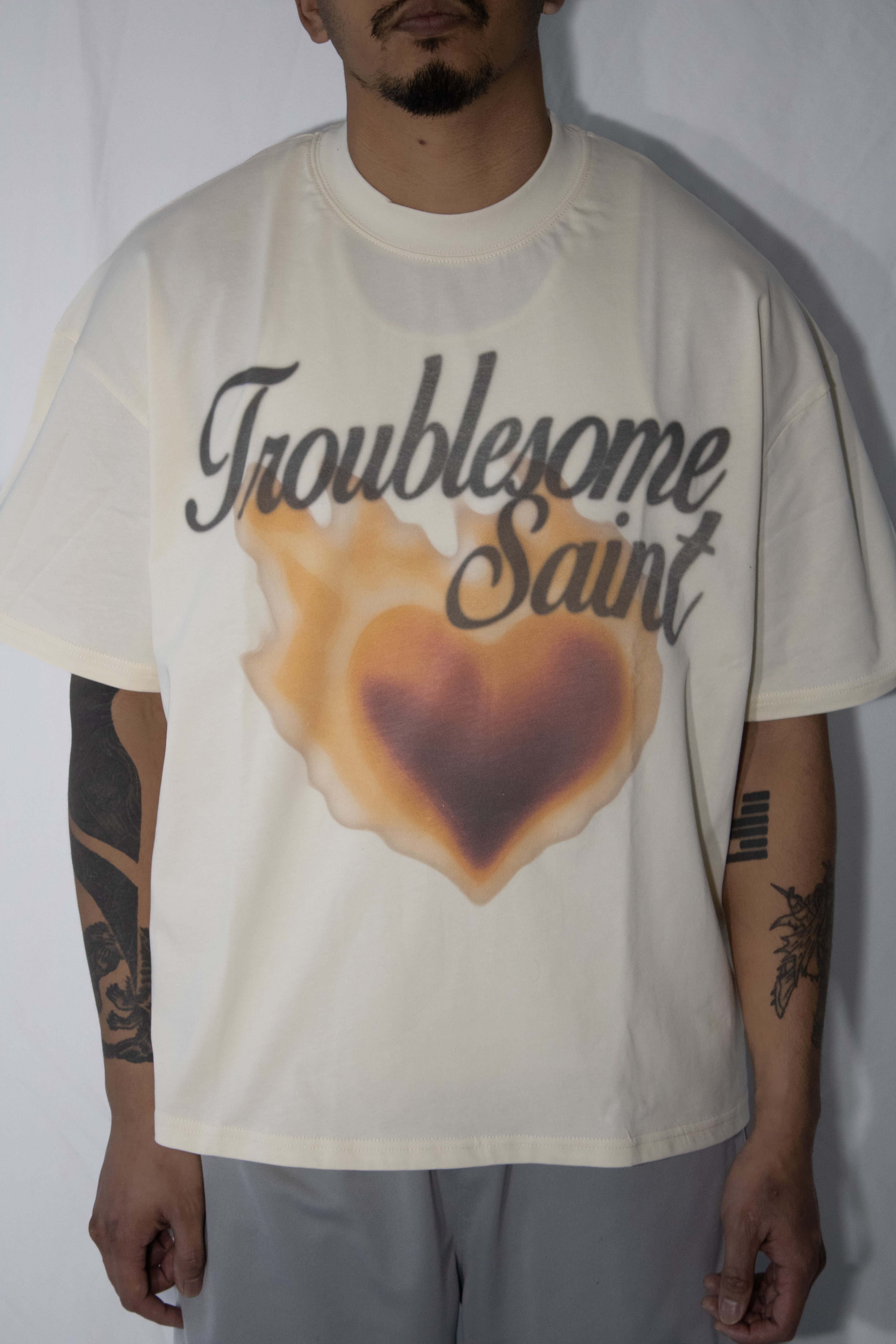 Burning Heart T Shirt